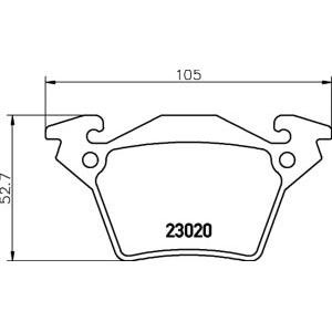 накладки PAGID T1169