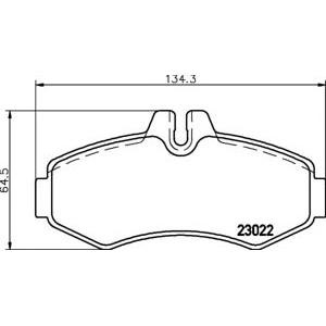 накладки PAGID T1168 