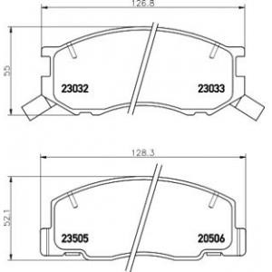 накладки PAGID T1252 