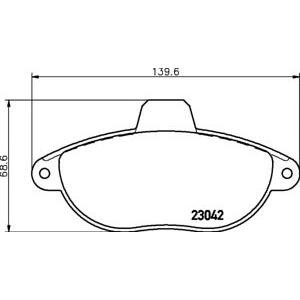 накладки PAGID T9054