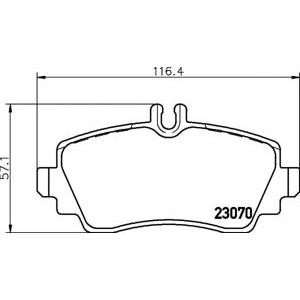 накладки PAGID T5110 