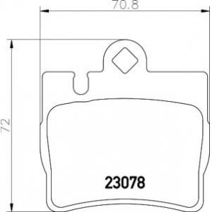 накладки PAGID T1175