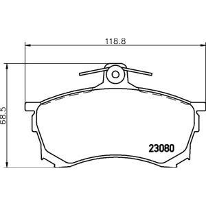 накладки PAGID T3039 