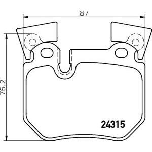 накладки PAGID T1620 