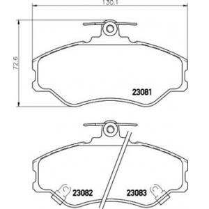накладки PAGID T3036 