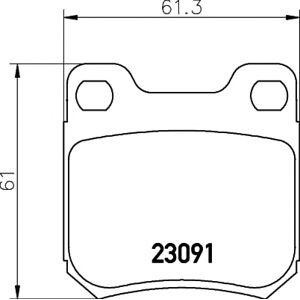 накладки PAGID T1206
