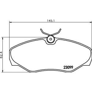 накладки PAGID T1424