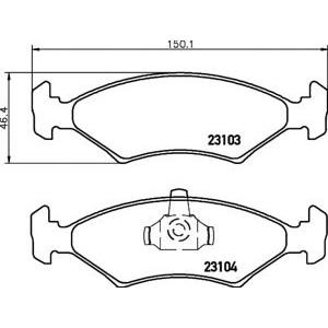 накладки PAGID T1141 