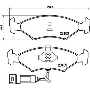 накладки PAGID T1342 