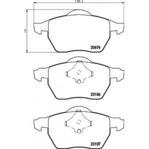 накладки PAGID T1587