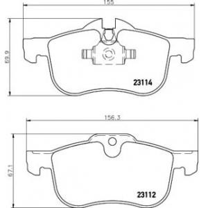накладки PAGID T1197 