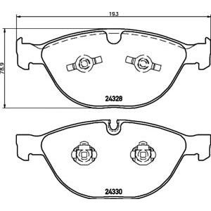 накладки PAGID T1618