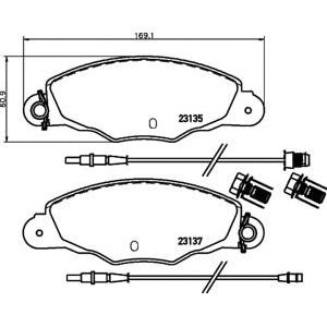 накладки PAGID T9095 