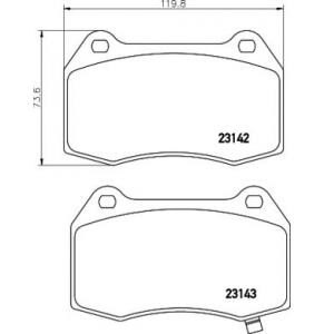 накладки PAGID T1385