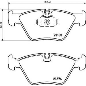 накладки PAGID T1202