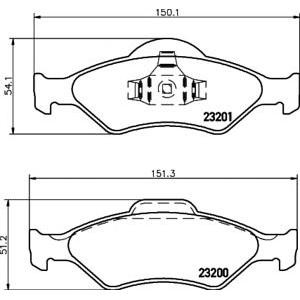 накладки PAGID T1192 