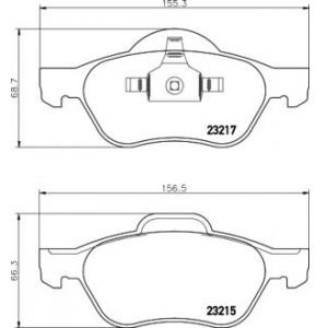 накладки PAGID T1693