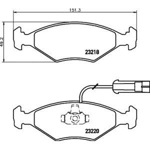 накладки PAGID T1148