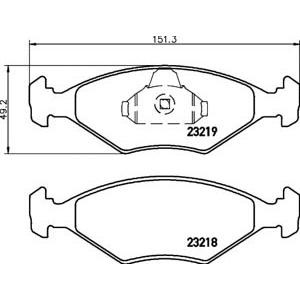 накладки PAGID T1147