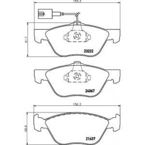 накладки PAGID T1439