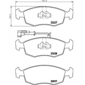 накладки PAGID T1161