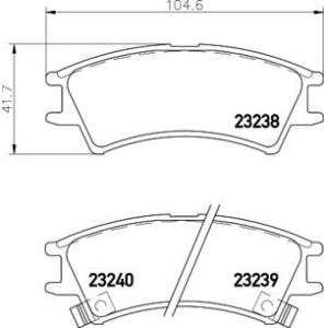 накладки PAGID T3096 