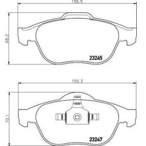 накладки PAGID T1213 
