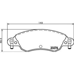 накладки PAGID T9105 