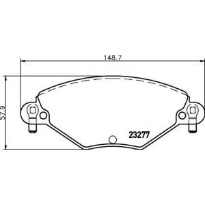 накладки PAGID T9103 