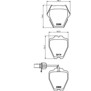 накладки PAGID T1205 