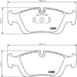 накладки PAGID T1177