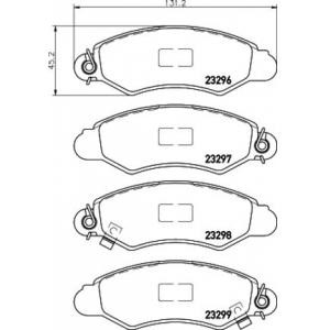 накладки PAGID T3092
