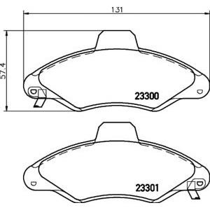 накладки PAGID T9069