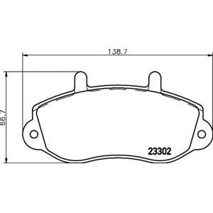 накладки PAGID T9075