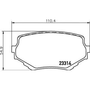 накладки PAGID T3112 