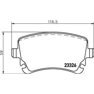 накладки PAGID T1410 