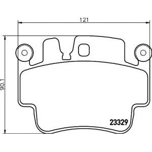 накладки PAGID T1231 