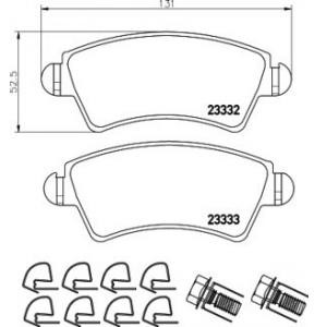 накладки PAGID T1295 