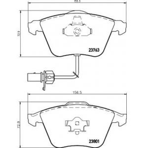 накладки PAGID T1223