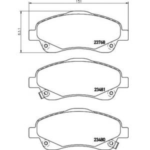 накладки PAGID T3129