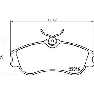 накладки PAGID T5131