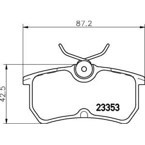 накладки PAGID T5118