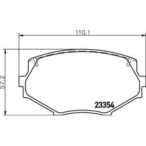 накладки PAGID T3073 