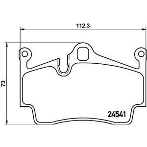 накладки PAGID T1698 