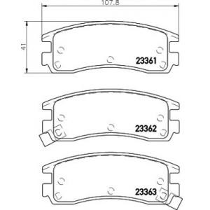 накладки PAGID T3087