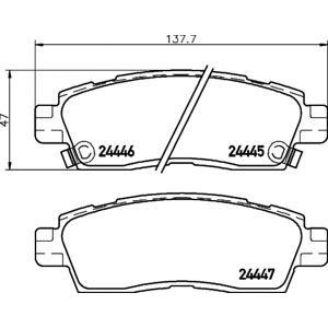 накладки PAGID T1646 