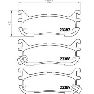 накладки PAGID T1299