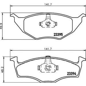 накладки PAGID T1156 