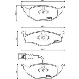 накладки PAGID T1204