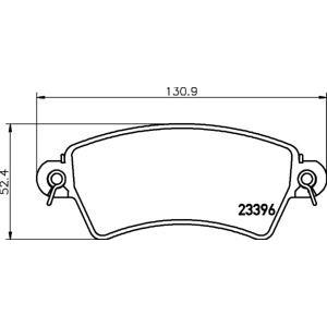 накладки PAGID T9096